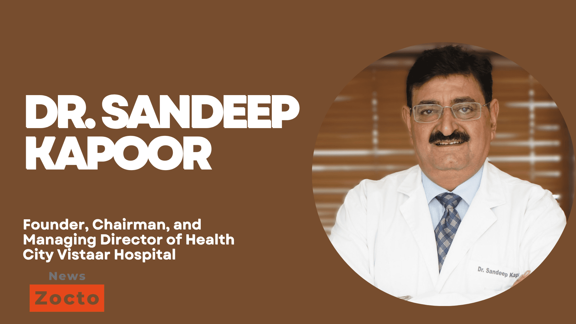 Dr Sandeep Kapoor Ushers in a New Era of Orthopaedic Excellence at Health City Vistaar